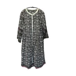 Gudrun Sjoden Peasant Floral Cottage Core Dress Size Large